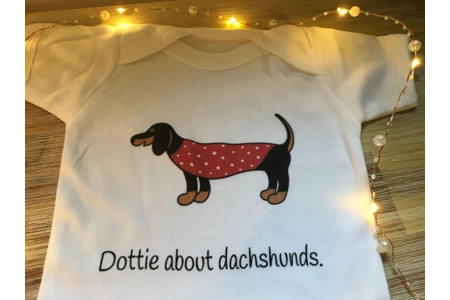 Baby clothes with outlet dachshunds on them