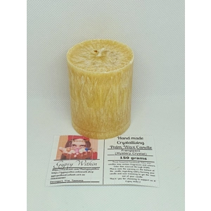 Handmade Crystallising Palm Wax Frangipani Mystery Crystal 150gms