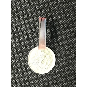 Resin Ring approx 22mm diameter with Peacock Feather in blue, pink, clear, frosted resin