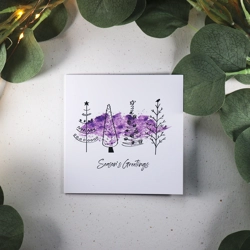 Purple Trees Season's Greeti..