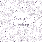 Winter Leaves Seasons Greetings Cards
