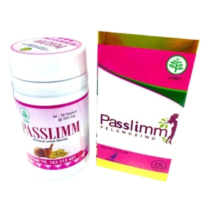 PASSLIMM ORIGINAL SLIMMING HERBAL BODY BPOM 30 CAPSULES