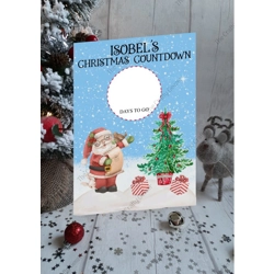 Santa Countdown Plaque