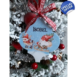 Santa Gnome Bauble