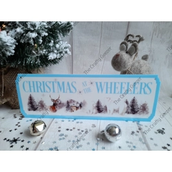 Winter Scene Street SIgn