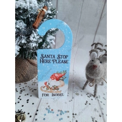 Santa Gnome Door Hanger