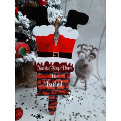 Santa Stop Here Chimney