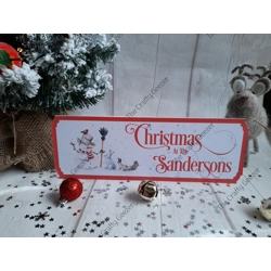 Snowman Street Sign