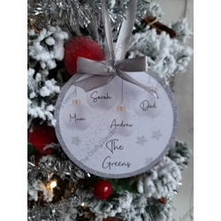 Family Round Bauble