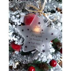 Remembrance Star Bauble