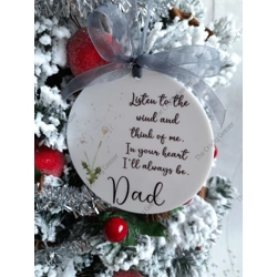 Dandelion Remembrance Bauble