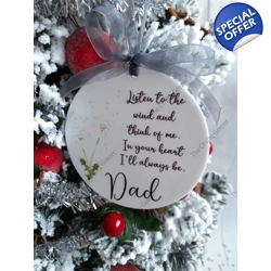 Dandelion Remembrance Bauble