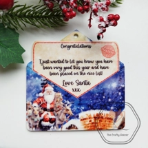 Santa's Nice List Lette..
