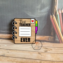 Teacher's Notebook Coaster/Plaque
