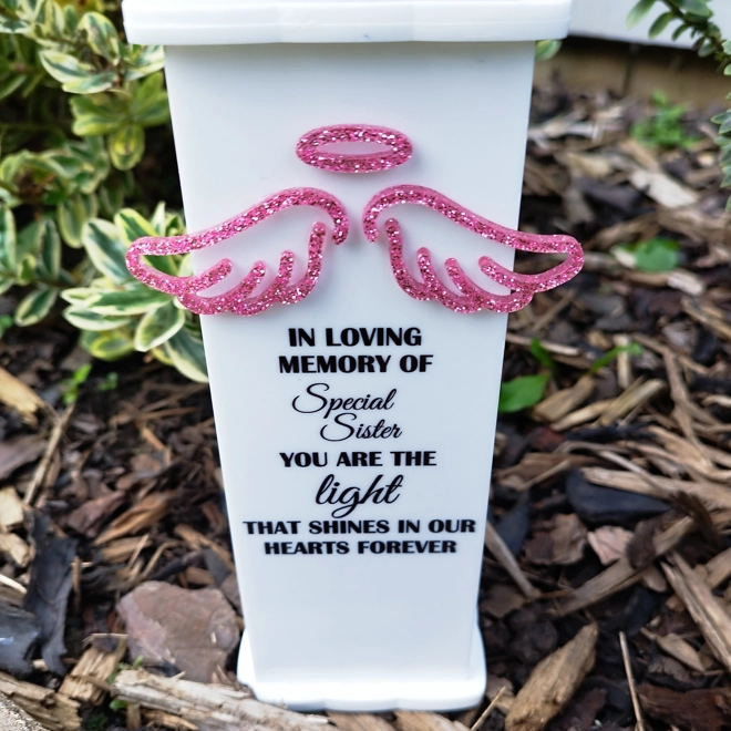 Additional Image for In Loving Memory of - Remembrance Solar Light Pillar