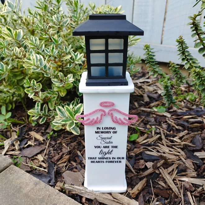 product Image for In Loving Memory of - Remembrance Solar Light Pillar
