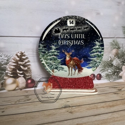 Reindeer Snowglobe Countdown