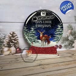 Reindeer Snowglobe Countdown