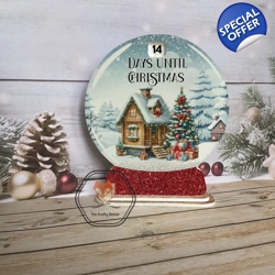 Gingerbread House Snowglobe Countdown