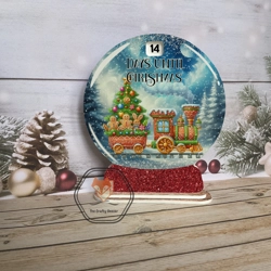 Gingerbread Train Snowglobe Countdown