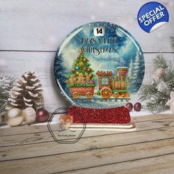 Gingerbread Train Snowglobe Countdown