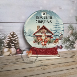 Santa's Workshop Snowglobe Countdown