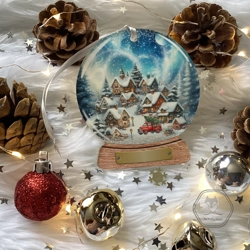 Winter Village Snowglobe Bauble