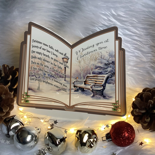 product Image for Empty Bench Verse - Open Book on a Stand