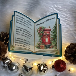 Postbox Verse - Open Book on a Stand