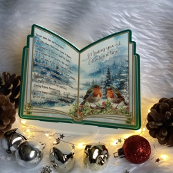 Robins Verse - Open Book on a Stand