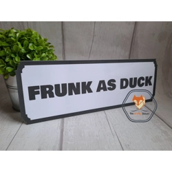 Frunk as Duck street sign