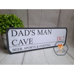 Man Cave Street Sign