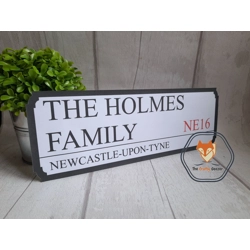 Family Street Sign
