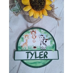 Safari Door Sign