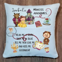 Beauty & The Beast Pocket Cushion