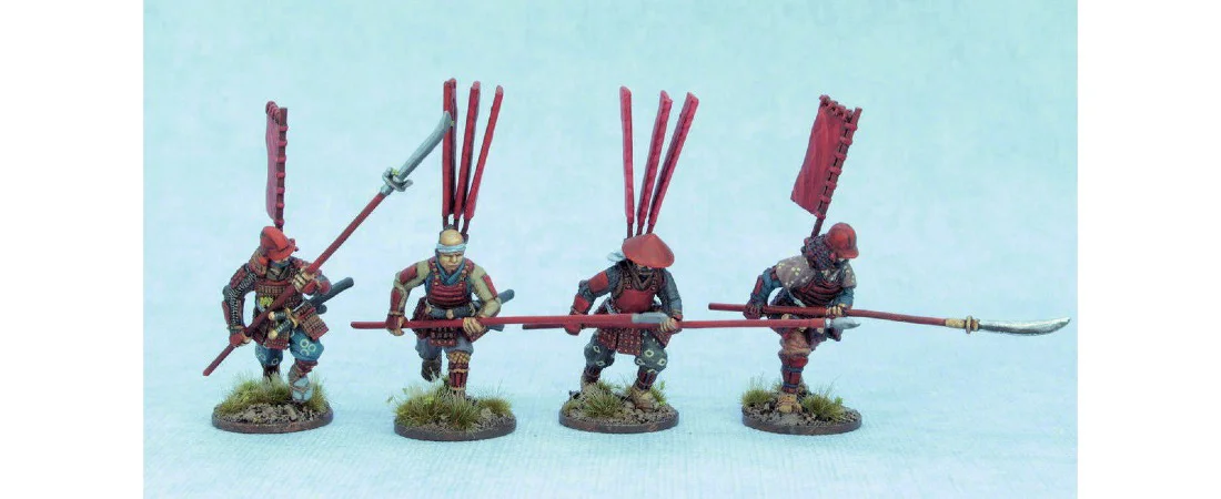 Ashigaru Charging with Yari