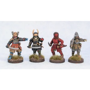 Elite Foot Samurai with Swords