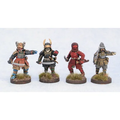 Elite Foot Samurai with Swords