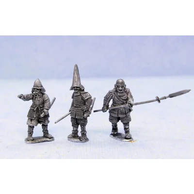 Samurai with Distinctive Armours