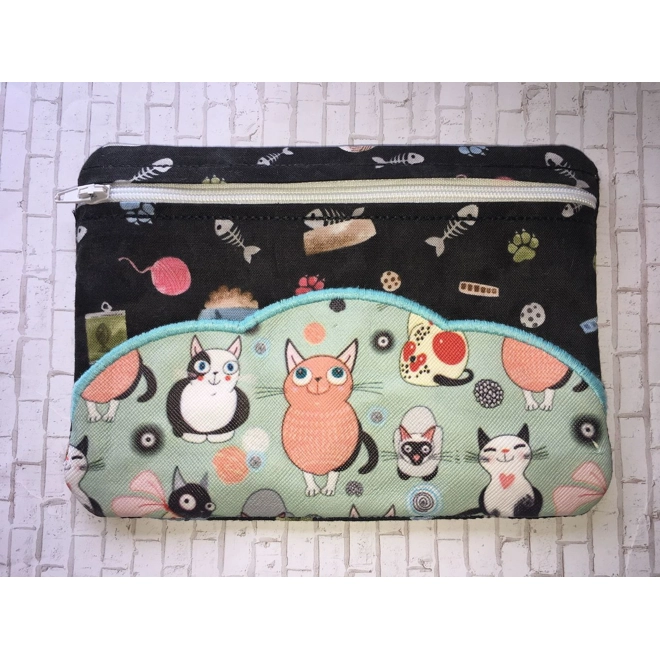 product Image for Bottom scalloped zipper bag