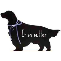 Irish Setter chalkboard