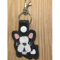 Boston Terrier keychain