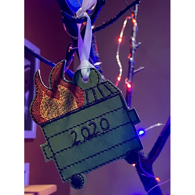 Additional Image for Dumpster fire ornament