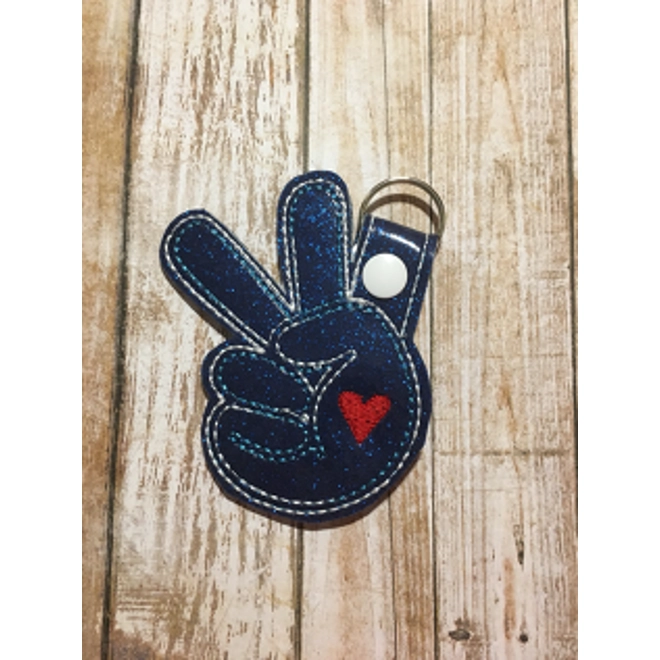 product Image for peace sign keychain