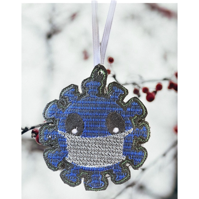 Additional Image for Masked covid virus