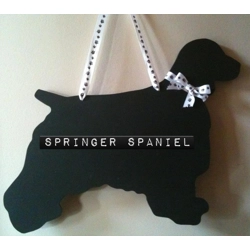 Springer Spaniel chalkboard