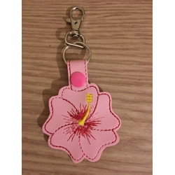 Hibiscus keychain