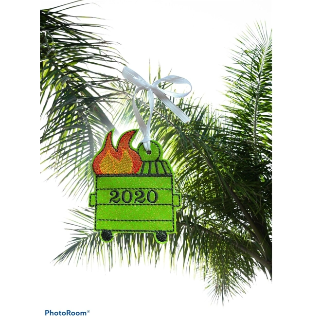 Additional Image for Dumpster fire ornament