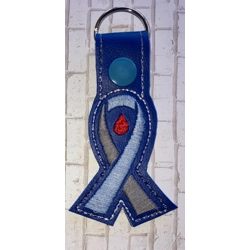 Type 1 Diabetes awareness keychain