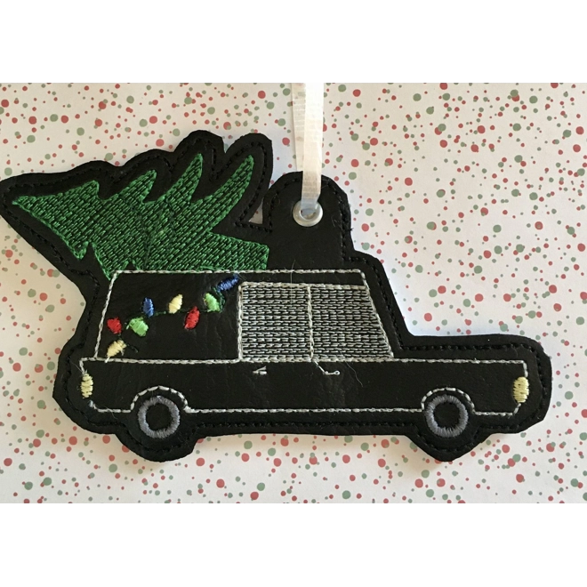 Additional Image for Holiday hearse ornament